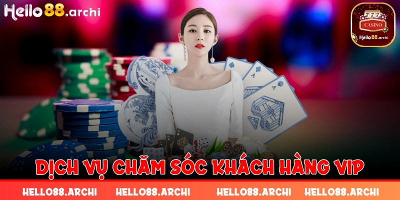 Dịch vụ chăm sóc khách hàng tại sân chơi rất vip