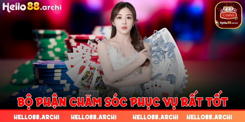 Bộ phận chăm sóc khách hàng phục vụ người chơi rất tốt